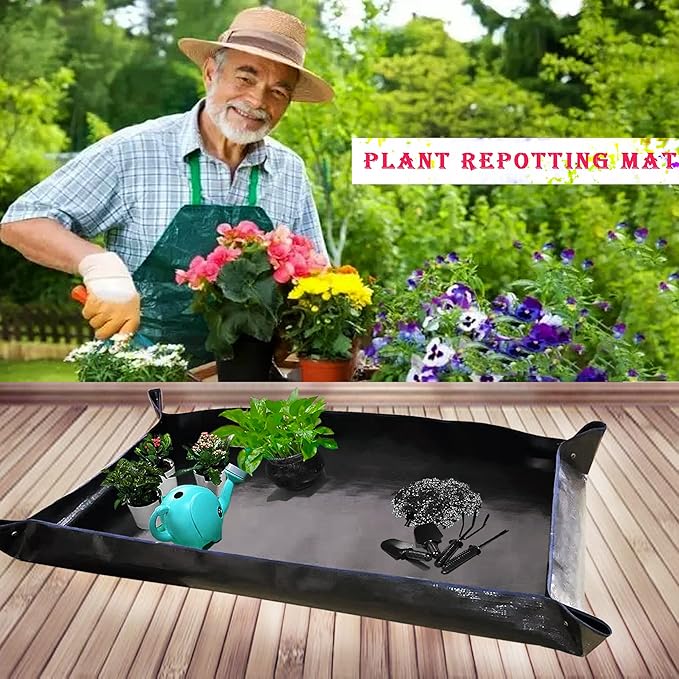 BIUWING 2 PCS Large Repotting Mat - Image 2