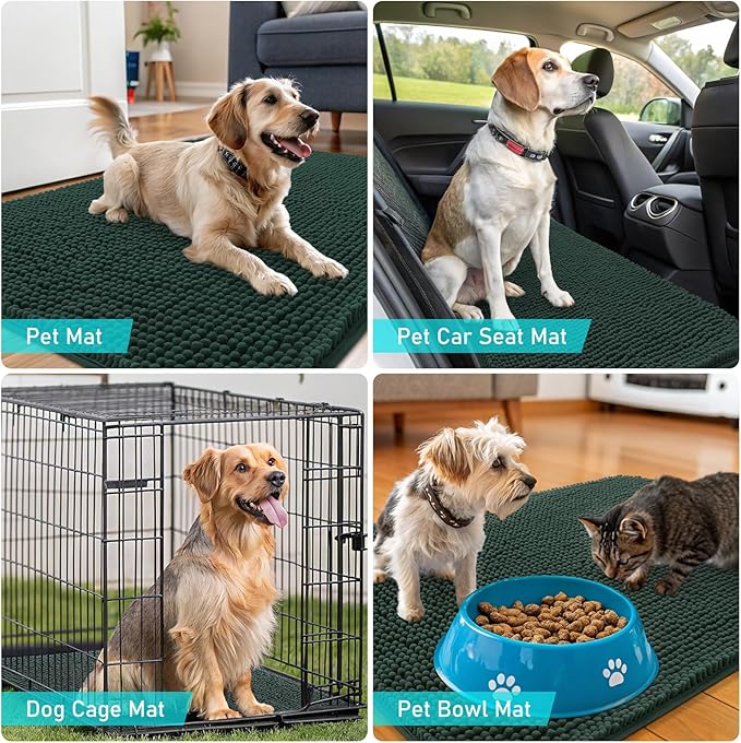 OLANLY Dog Door Mat for Muddy Paws 70x24, Absorbs Moisture and Dirt, Absorbent - Image 7