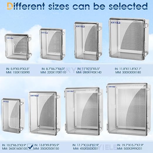 Waterproof Outdoor Project ABS Plastic Junction Box IP67 Weatherproof Dustproof - Image 4