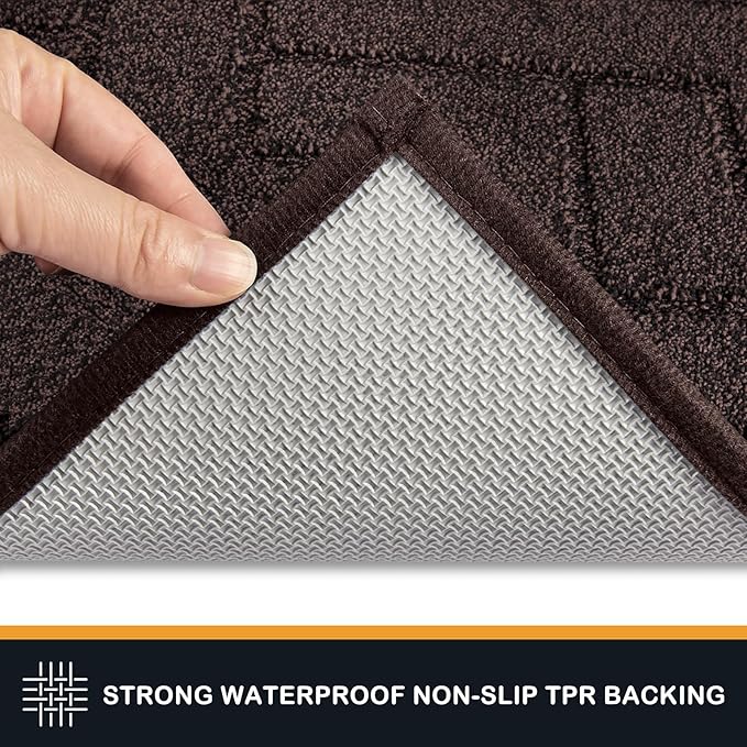 PURRUGS Dirt Trapping Door Mat 24" x 84", Non-Slip Machine Washable Entry Rug - Image 4