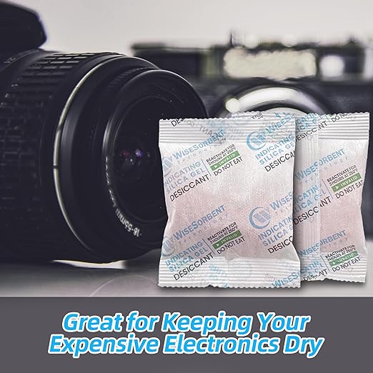 20 Gram Desiccant Packs, Indicating Silica Gel Packets, Rechargeable Moisture - Image 7