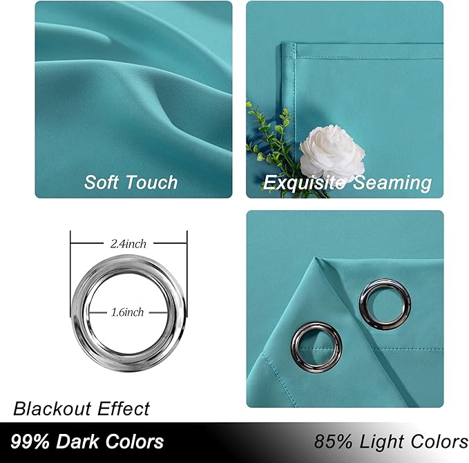 Hiasan Sliding Glass Door Blackout Curtains - Image 2