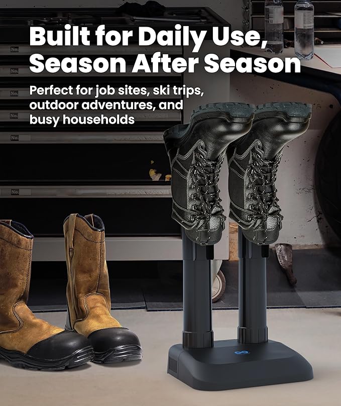 Everlasting Comfort Boot Dryer for Work Boots – Easy-to-Use, Silent & - Image 8