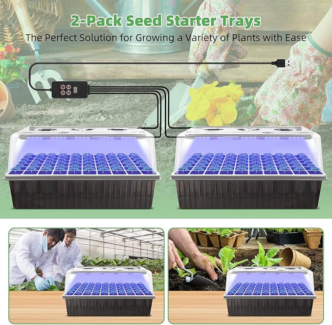 120-Cell Self-Watering Seed Starter Tray - Image 8