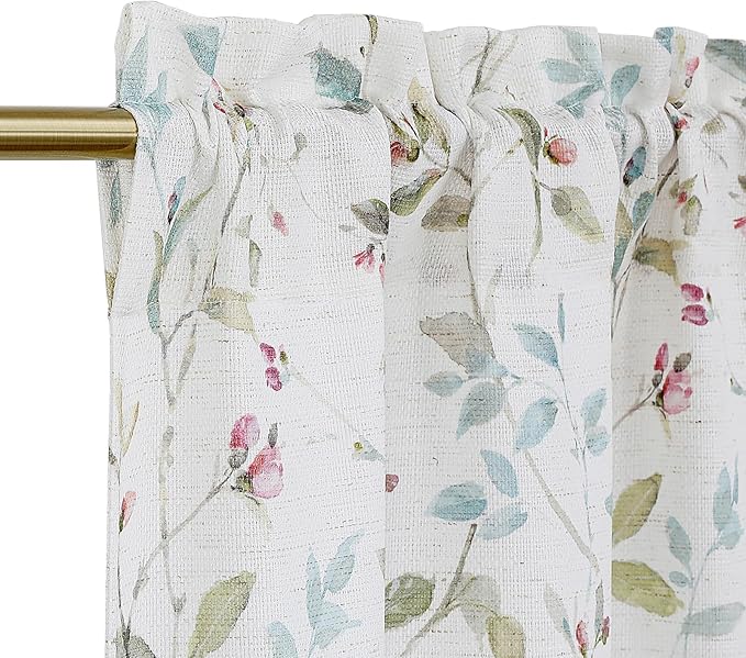 Chyhomenyc Roman Linen Blend Curtains 90 Inch Length 2 Panels Set, Light - Image 9