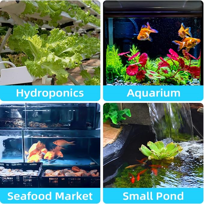 AQUANEAT 4.8 inch Air Stone Disc, 4 Packs, Aerator Bubble Diffuser, Air Pump - Image 5