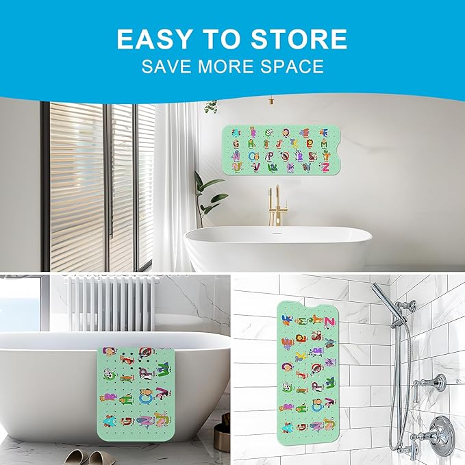 XIYUNTE Baby Bath Mat for Tub Non Slip Kids Bath Mat - Image 5