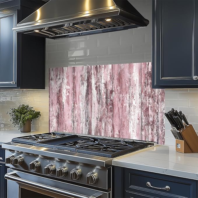NYZE Kitchen Backsplash Stickers Waterproof Stove Backsplash Protector - Image 5