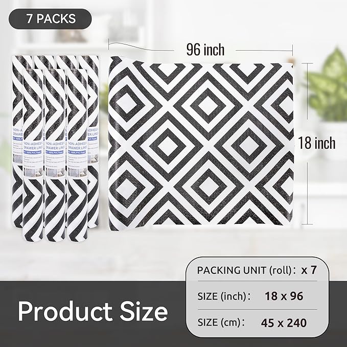 FIFTY FEET 18"x96" Non-Adhesive Shelf Liner - Image 5