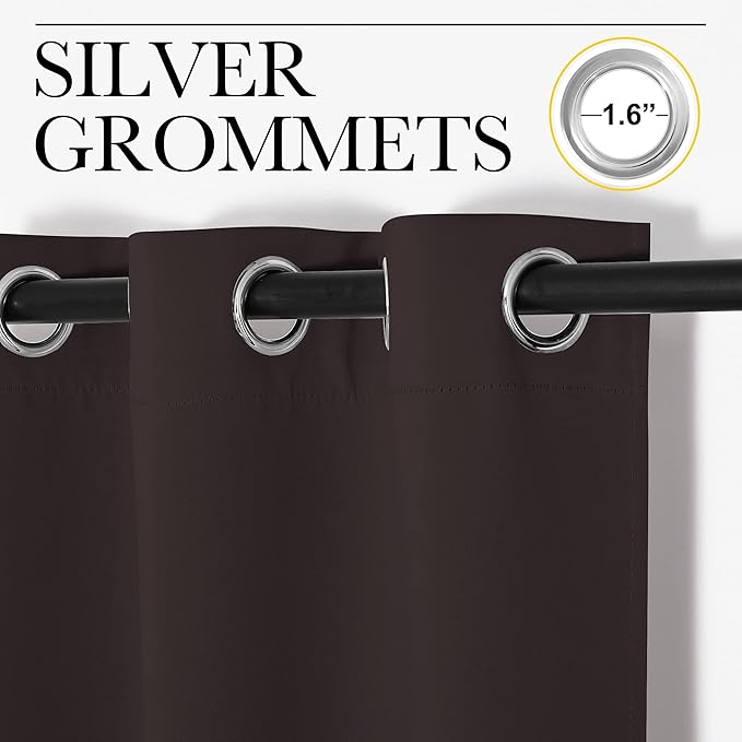 NICETOWN Bedroom Blackout Curtain Panel - Image 2