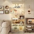Yoluckea 5 Tiers Glass Display Cabinet by Yoluckea