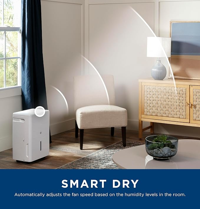 GE Portable Dehumidifier, 50 Pint Daily Output - Image 7