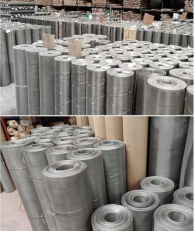 Stainless Steel Woven Wire Mesh, 14 Mesh Rodent Control Cage Net Garden Insect - Image 7