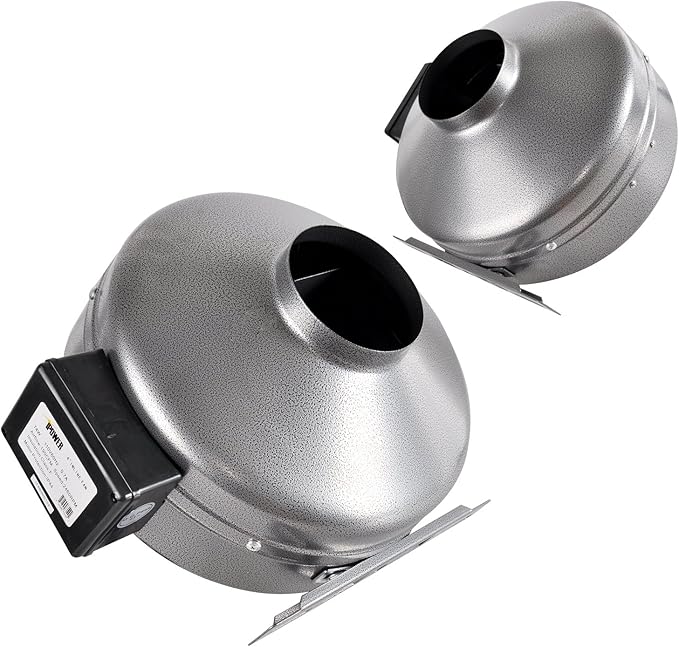 iPower 10 Inch 862 CFM Inline Duct Ventilation Fan HVAC Exhaust Blower - Image 6