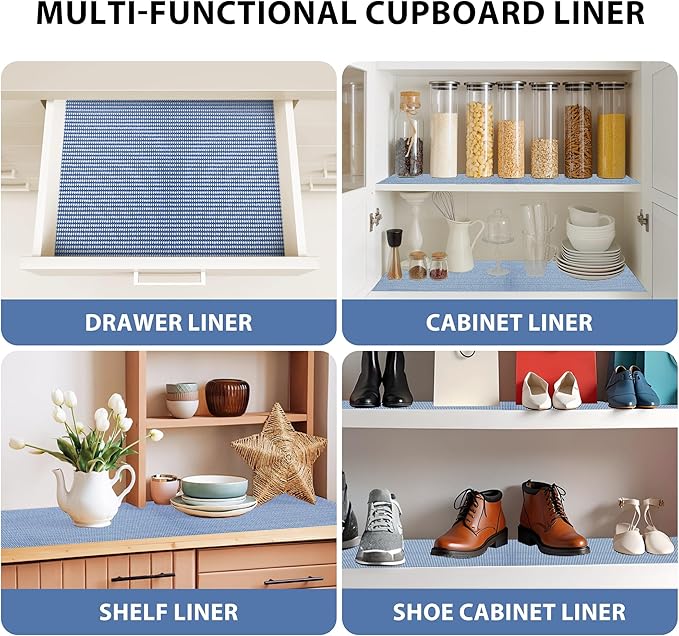 Shelf Liners for Cabinets-Drawer Liner Cabinet Liners for Shelves Kitchen - Image 4