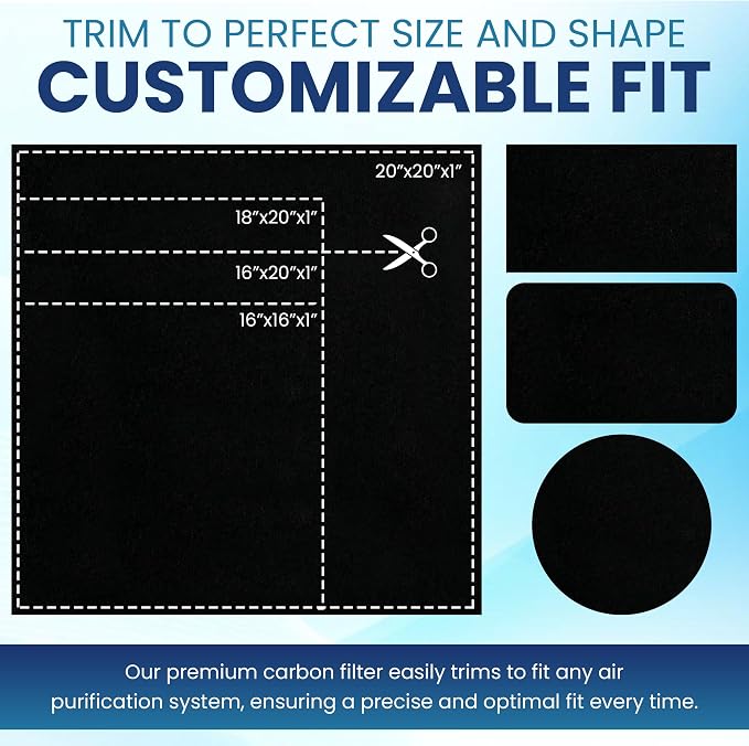Cut-to-Fit Activated Carbon Filter Pad, 16 x 48 Sheet | Trims to any size - Image 9