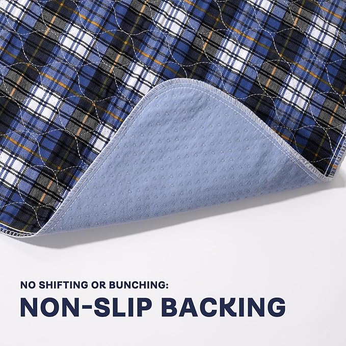 Non-Slip Bed Pads for Incontinence Washable, Waterproof Bed Pads, Adult - Image 3