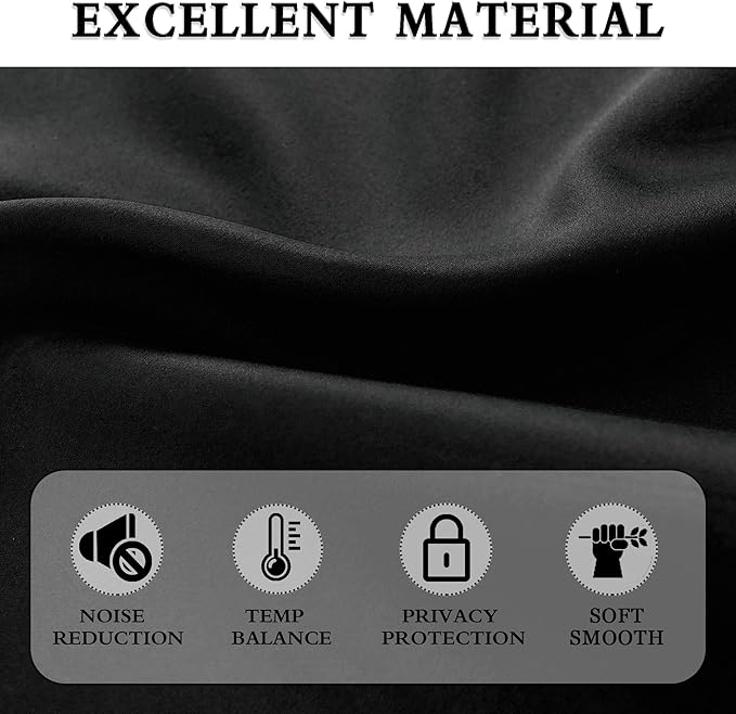 DONREN 99% Blackout Curtains for Windows - Image 5