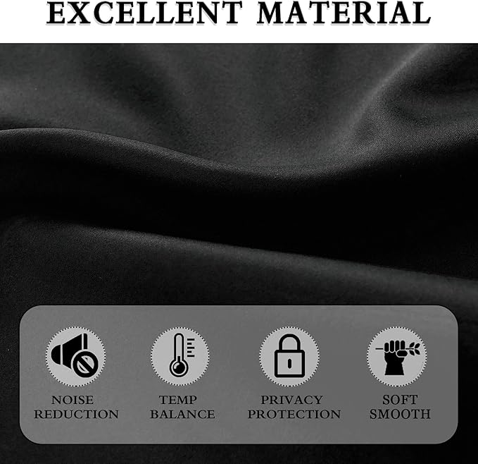 DONREN 99% Blackout Curtain Panels - Image 5