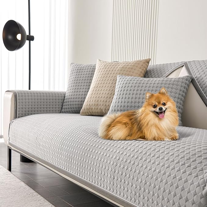 OTOB Cooling Dog Couch Cover Ice Silk Fiber, Washable & Non Slip Sofa by OTOB