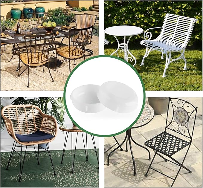 Biaungdo 24 Pack 1.5 Inch Wrought Iron Patio Furniture Feet, Patio Furniture - Image 7