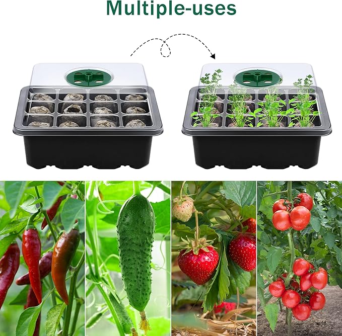 6 Pack Seed Starter Tray Kit - Image 6