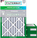 Filterbuy 14x20x4 Air Filter MERV 8 Essential Dust & Allergy Defense, by Filterbuy