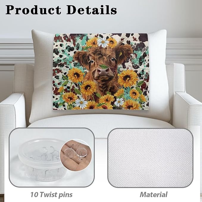 Hide Cow Sofa Headrest Covers Soft Recliner Headrest Protector Washable Couch - Image 5