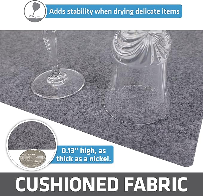 Drymate Premium Luxury Shelf & Drawer Liner, Thick Cushioned Fabric, - Image 5