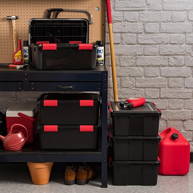 IRIS USA WeatherPro 31 Qt Storage Bins - Image 2