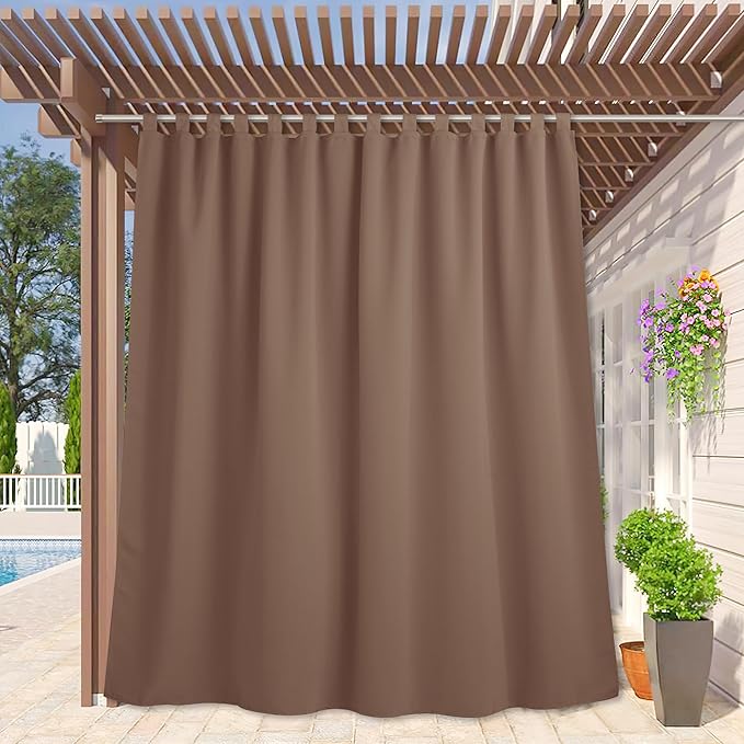 RYB HOME Extra Wide Outdoor Curtains by RYBHOME