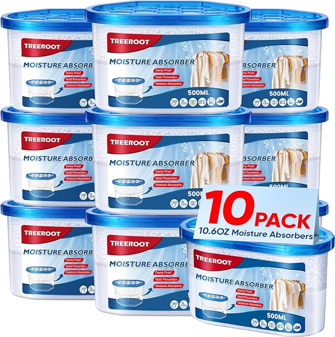 10 Pack Moisture Absorbers, 10.6 OZ Humidity Absorber Bucket, Moisture Absorbers by Unknown