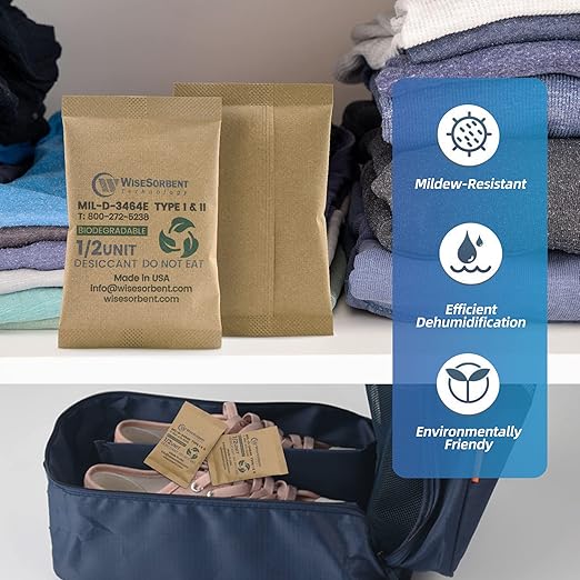 Kraft Clay Desiccants Packs for Safe, 17 Gram 700 Pack Dehumidifier for Gun Safe - Image 7