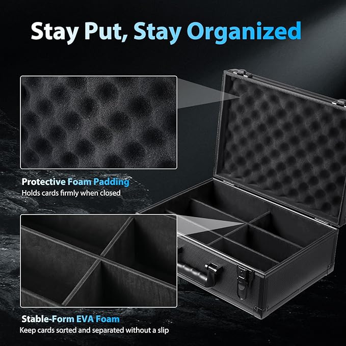 WOT I Trading Card Storage Box | Holds 600+ Toploaders | Sports Card Storage - Image 4