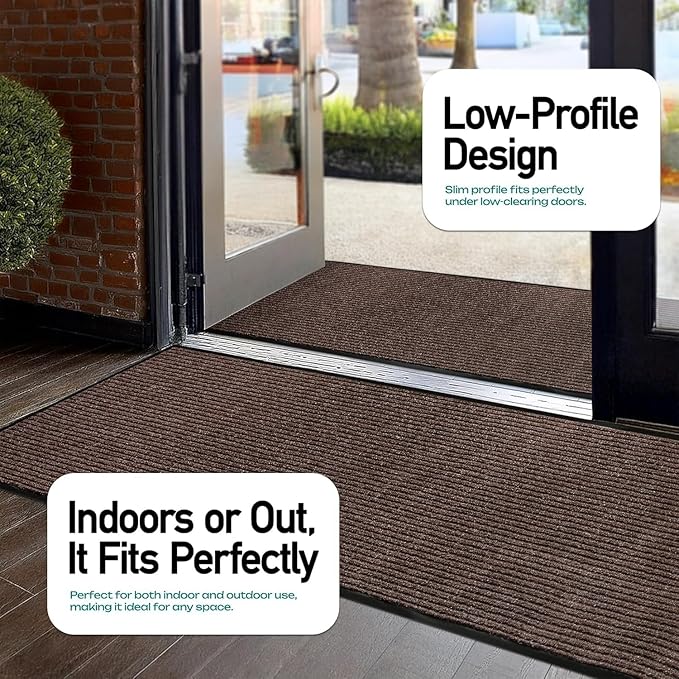 MaxMat® Extra Large Commercial Door Mat, Rubber Border Heavy Duty Door Mat - Image 4