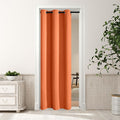 MYSKY HOME Burnt Orange Door Curtains by MYSKYHOME