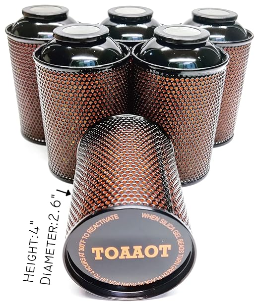 Gun Safe Dehumidifier, Moisture Absorbers, TOAAOT 200g Silica Gel Canister - Image 5