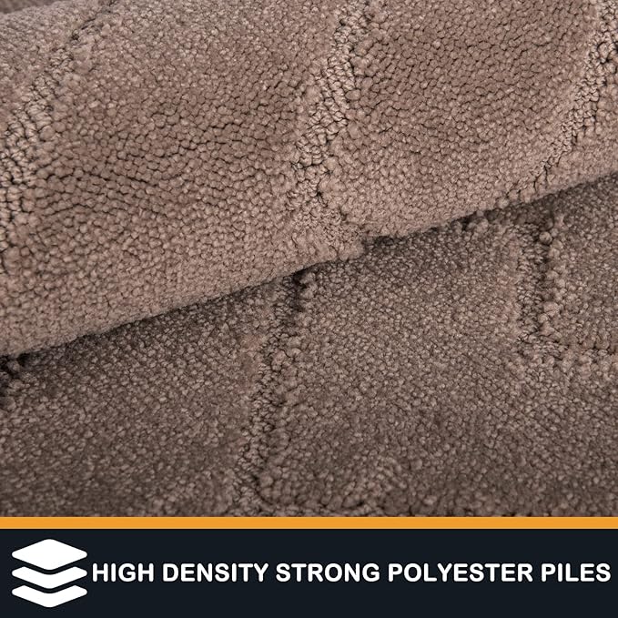 PURRUGS Dirt Trapping Door Mat 34" x 59", Non-Slip Machine Washable Entry Rug - Image 3