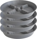 4 Pack Plant Saucer 10 inch, 8 12 14 17 inch, Plant Stand Plastic Plant Saucers by Unknown