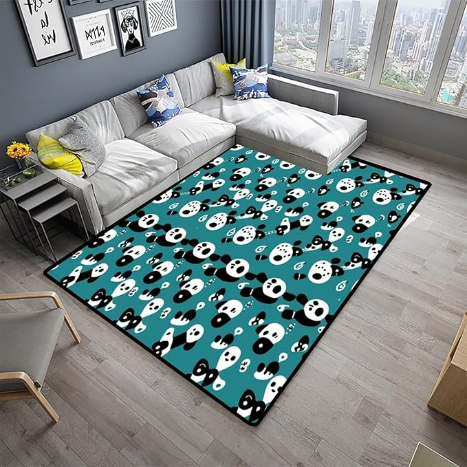 Carpet Cartoon Kawaii Panda - Image 2