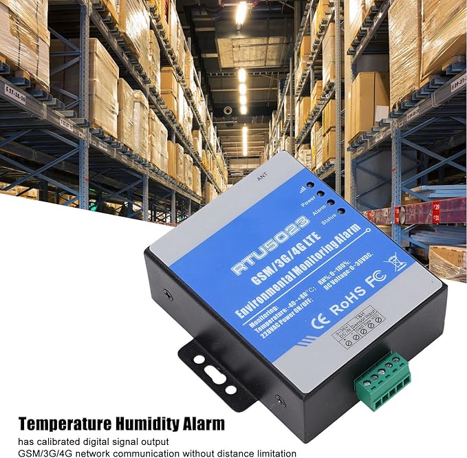 RTU5023 Wireless Temperature Humidity GSM Alarm Monitor - Image 3
