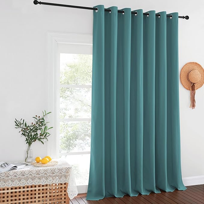NICETOWN Blackout Curtains for Sliding Glass Door Room Divider Noise Reduce - Image 8
