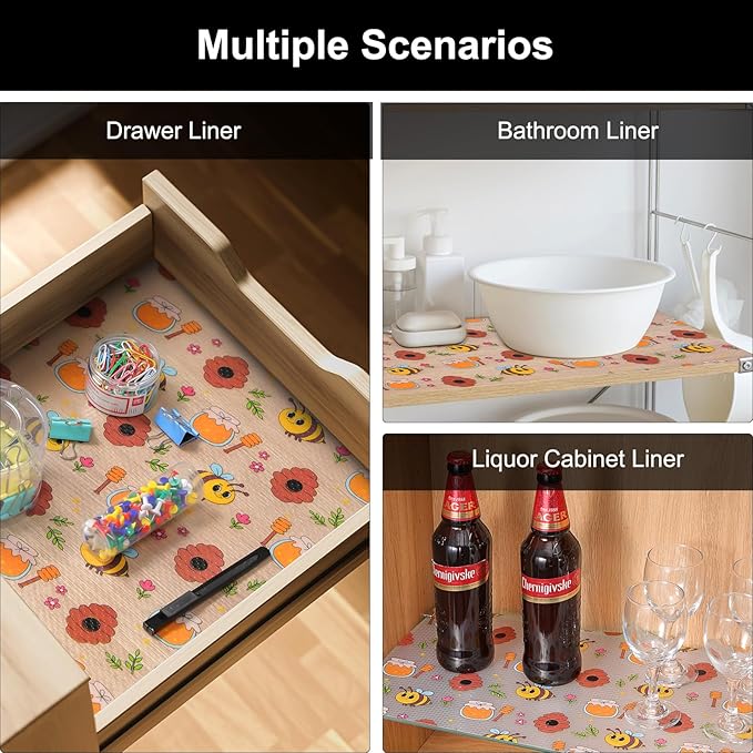 Cooyes Shelf Liner – Non-Slip Cabinet & Drawer Liner - Image 7