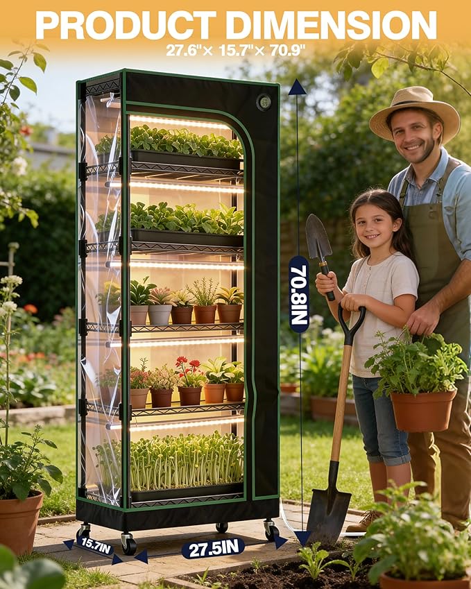 PYY Indoor Greenhouse with Grow Light - Image 7