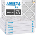 Aerostar 20x24x2 MERV 13, Pleated Air Filter, Box of 6, Made in the USA by AirFiltersDelivered