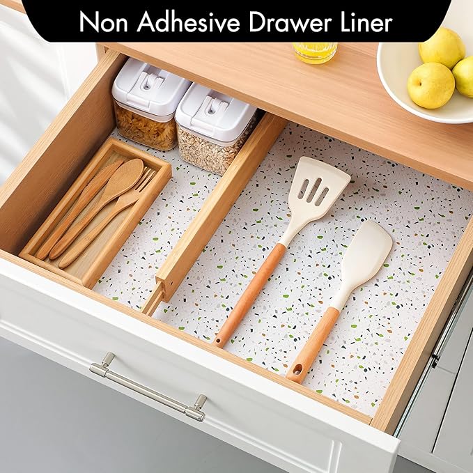 Cooyes Shelf Liner – Premium Non-Adhesive Cabinet and Drawer Liner - Image 2