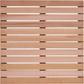 bingaai Cedar Wood Shower Mat 24" × 24", Cedar Wood Bath Mat Square, Wooden by WhenStyleMeetsPracticality
