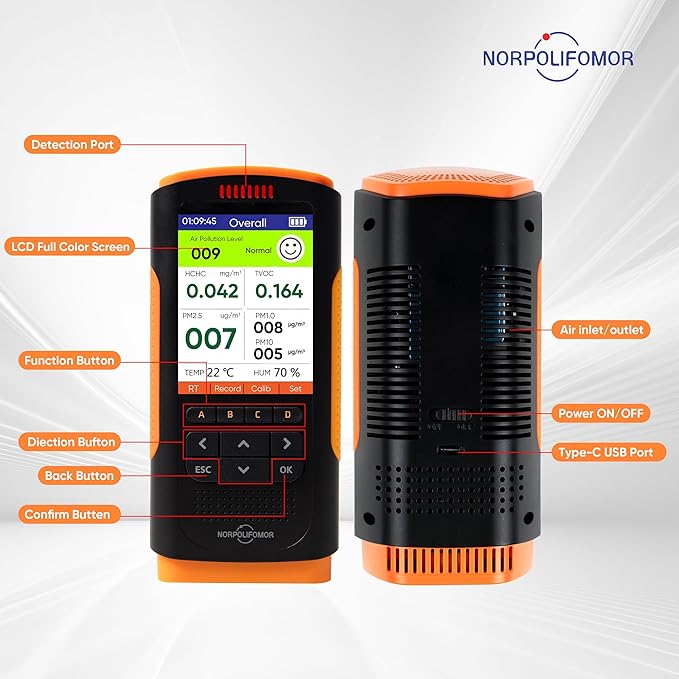 Indoor Air Quality Monitor, AQI Meter - Image 6