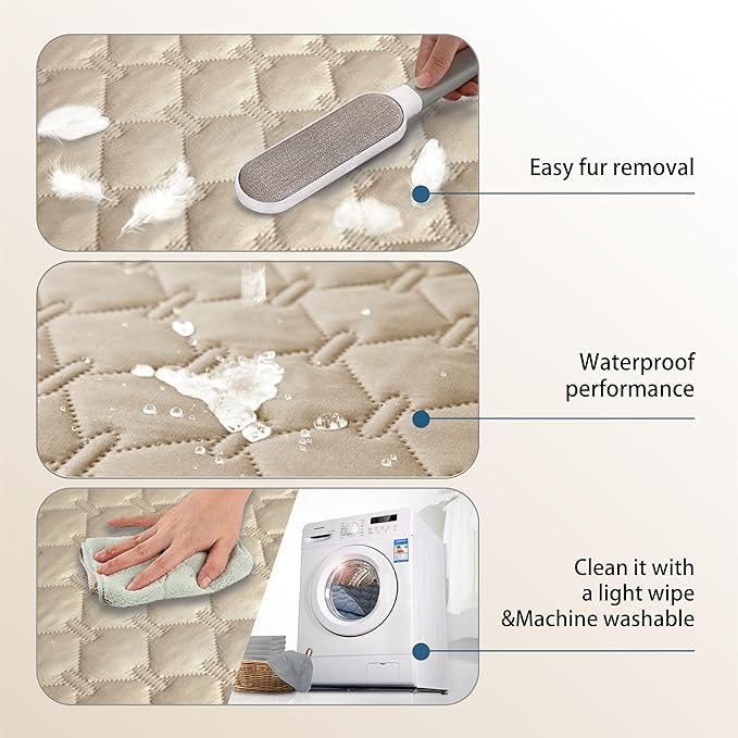 gogobunny 3X Stronger Waterproof Pet Blanket, Scratch Proof Furniture Protector - Image 4