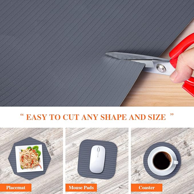 Shelf Liners for Kitchen Cabinets, Non-Adhesive, 17.5 Inch x 30Ft, Non-Slip - Image 5